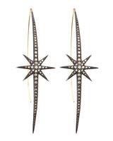 Tynde og lange stjerne øreringe